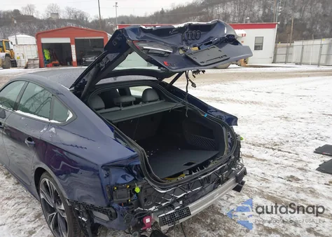 2025 Audi S5 Sportback Premium Tfsi Quattro Tiptronic from USA, damaged, VIN WAUB4CF53SA012770